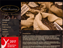 Tablet Screenshot of gourmettraeume.com